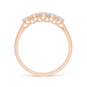 Lab Grown Diamond Five Stone Wedding Ring