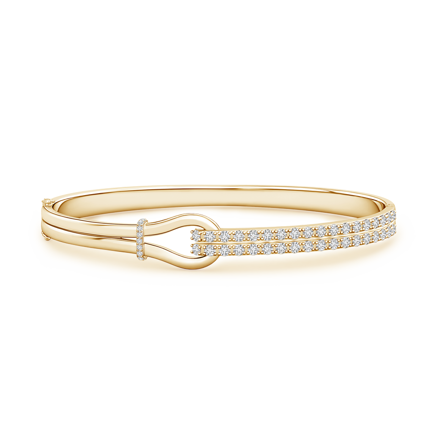 Encrusted Lab Grown Diamond Interlocking Love Knot Bracelet