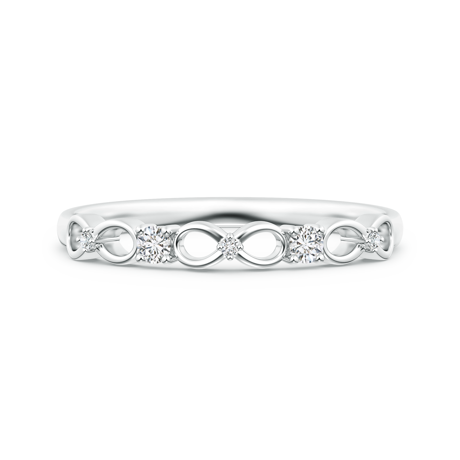 Lab Grown Diamond Infinity Wedding Band 